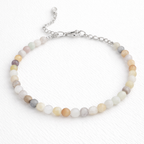 Light Stone Beaded Bracelet