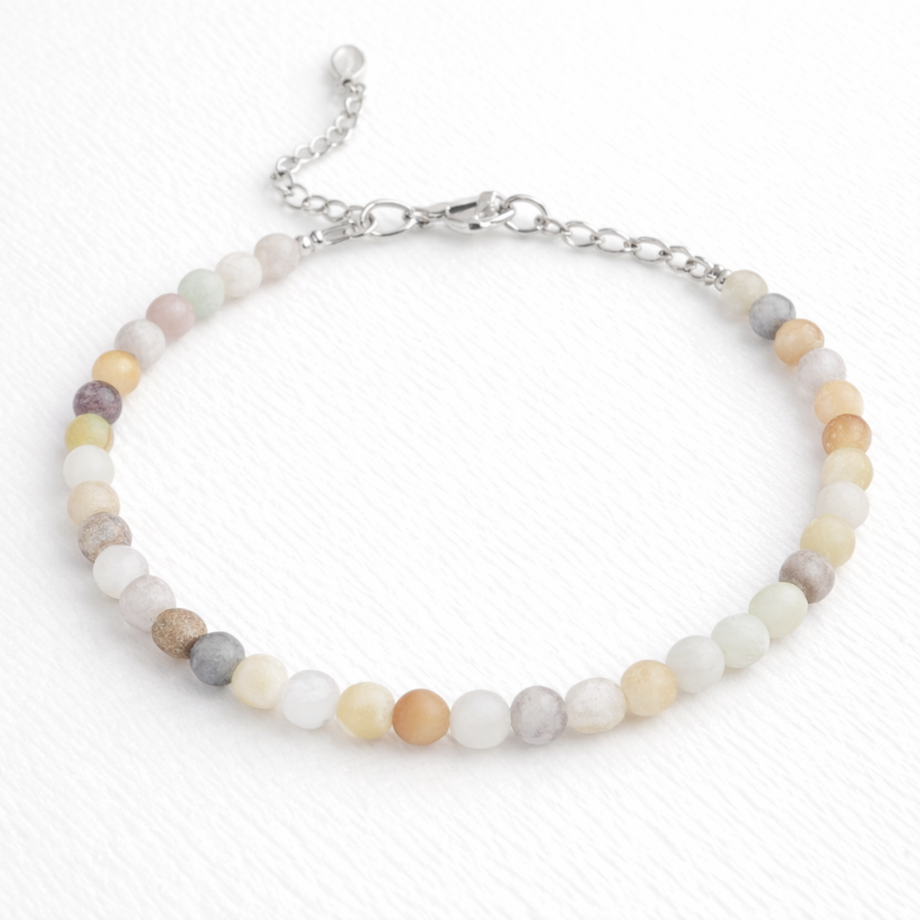 Light Stone Beaded Bracelet