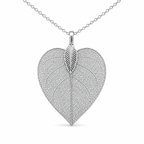 Foglia Vera Heart Leaf Necklace