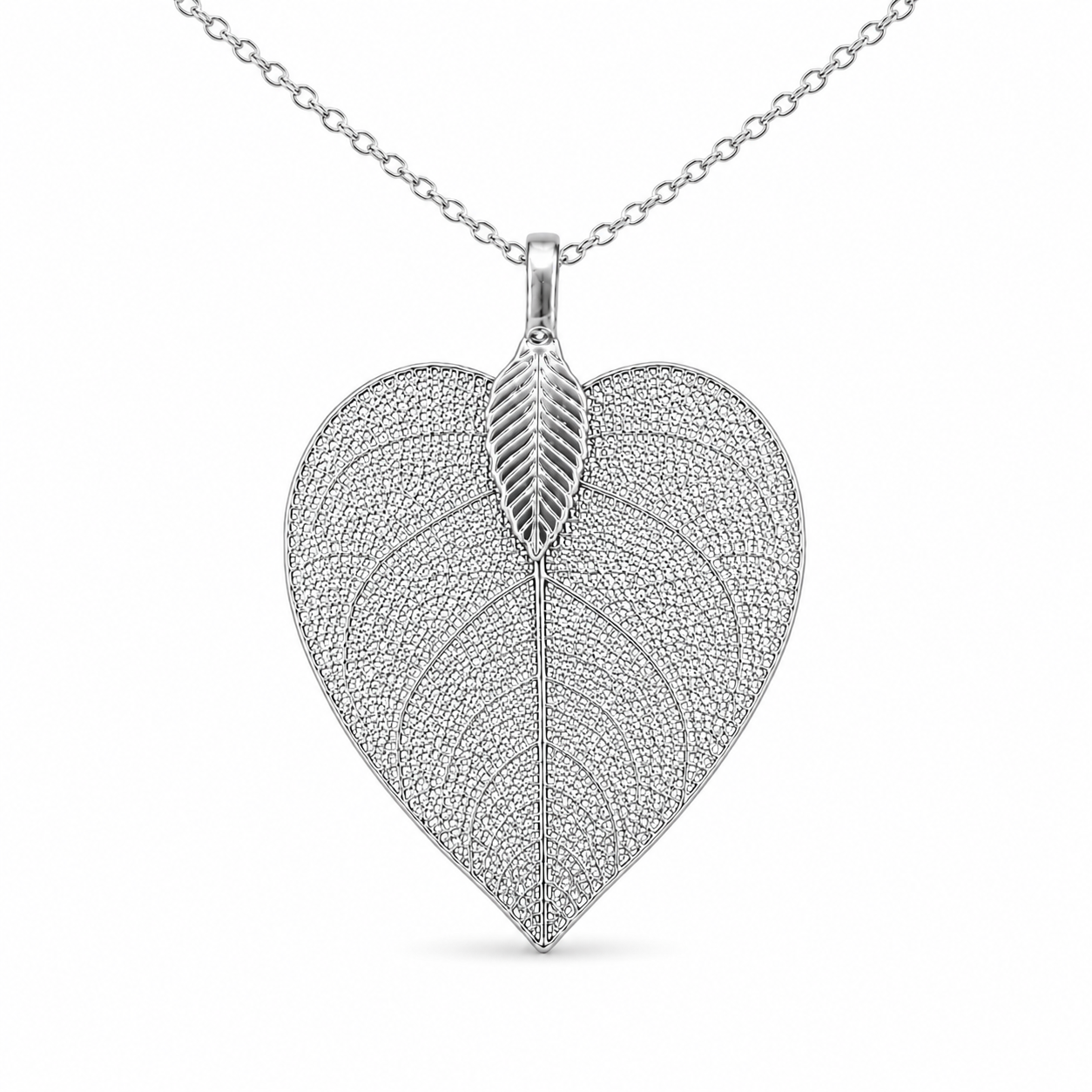 Foglia Vera Heart Leaf Necklace