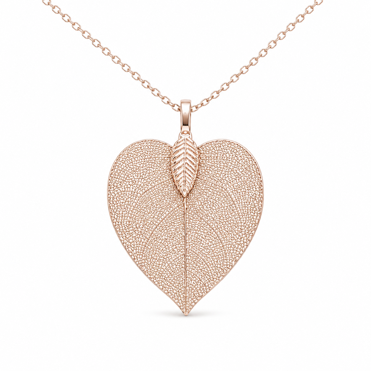 Foglia Vera Heart Leaf Necklace