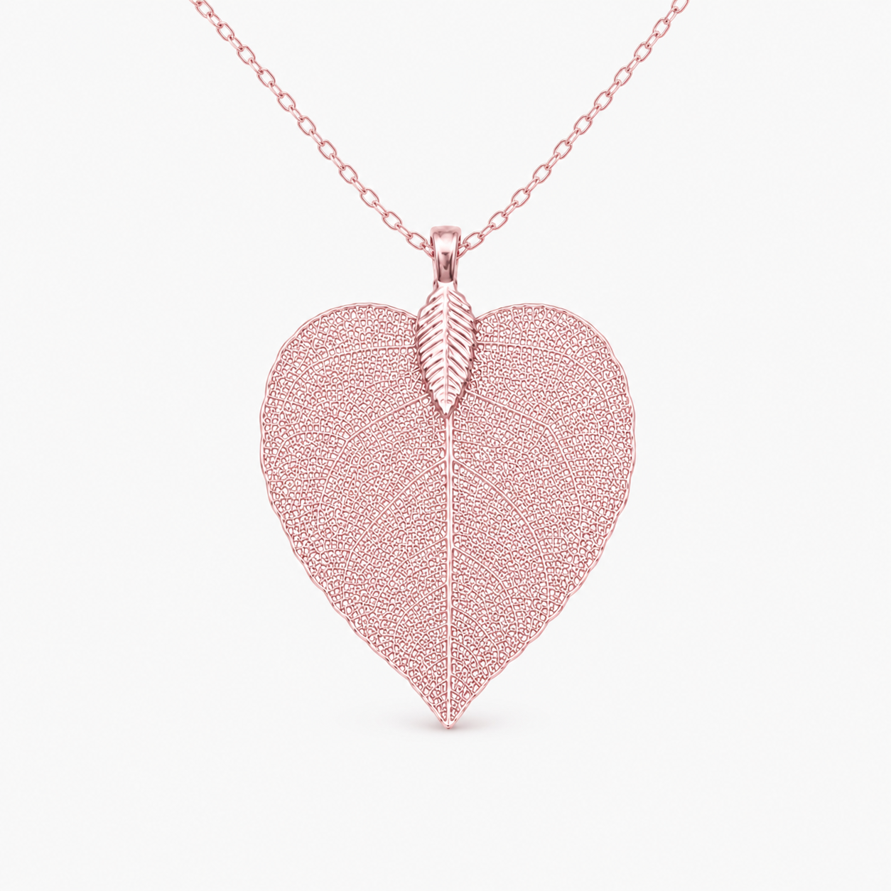 Foglia Vera Heart Leaf Necklace