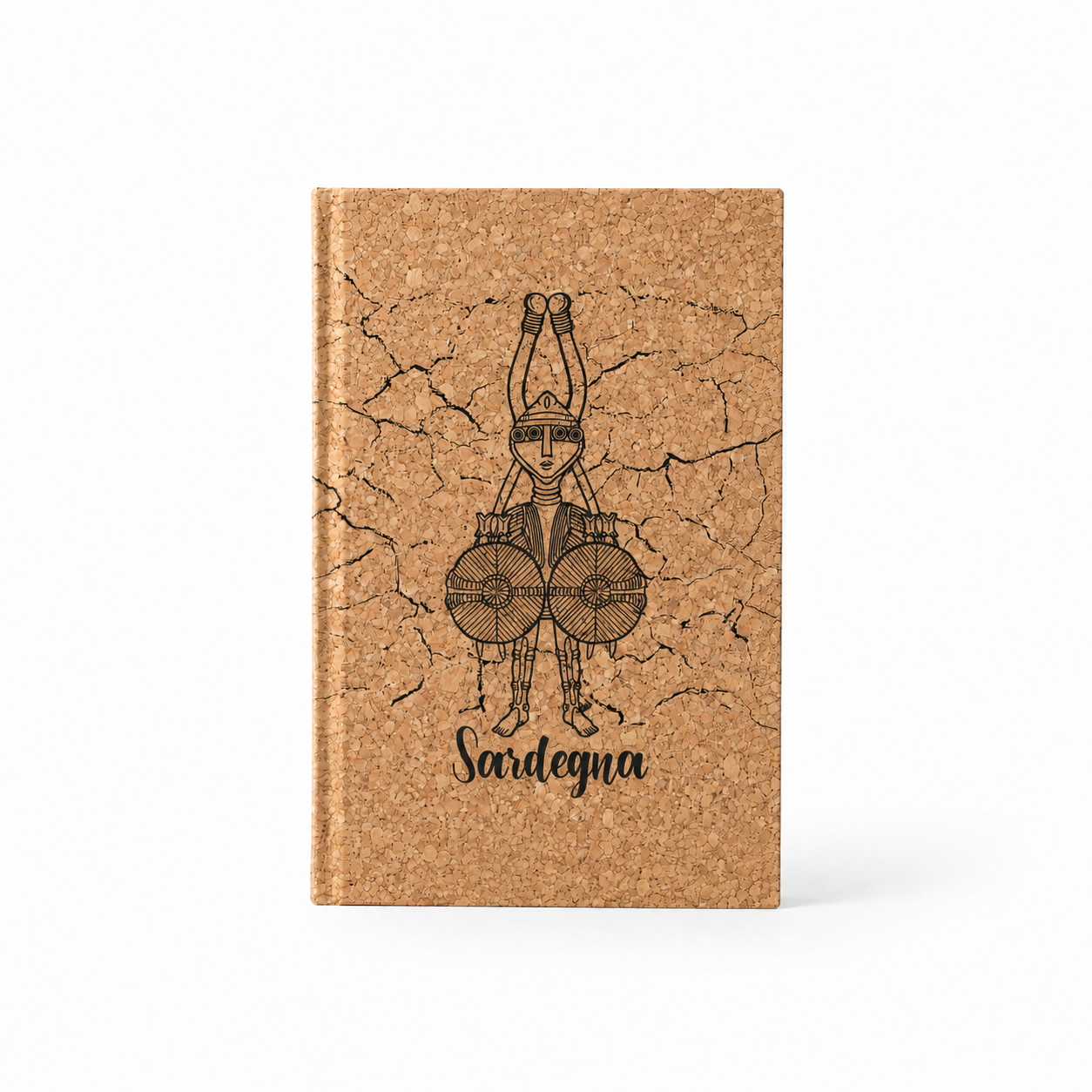 Sardinian Warrior Cork Notebook