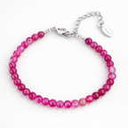 Agate Beaded Bracelet