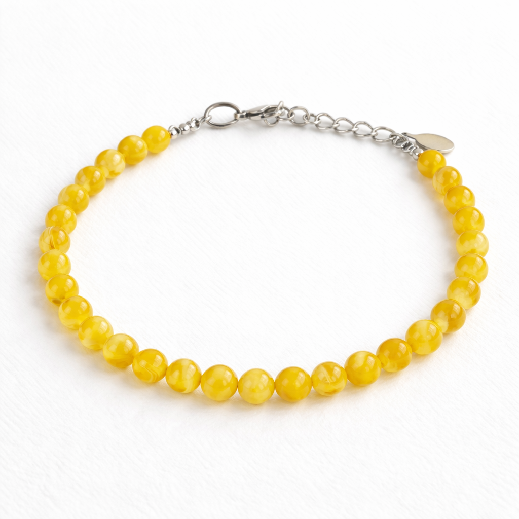 Agate Beaded Bracelet