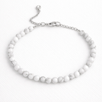 Light Stone Beaded Bracelet