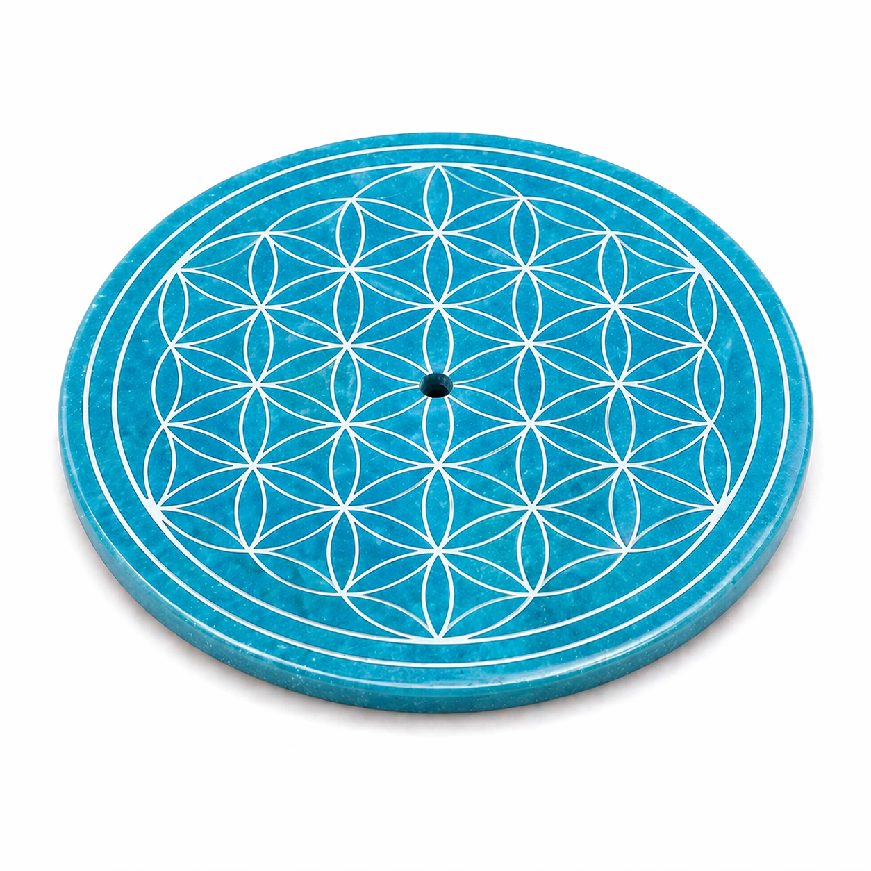 Flower of Life - Stone Incense Holder