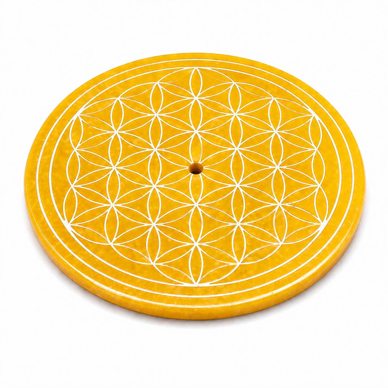 Flower of Life - Stone Incense Holder