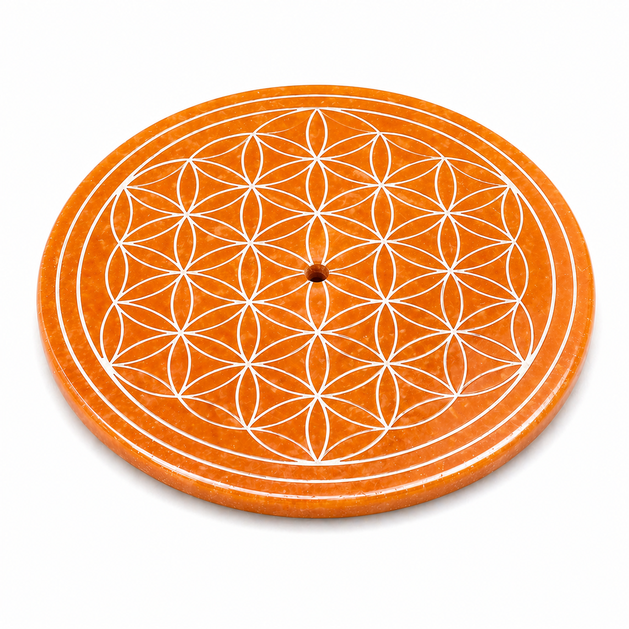 Flower of Life - Stone Incense Holder