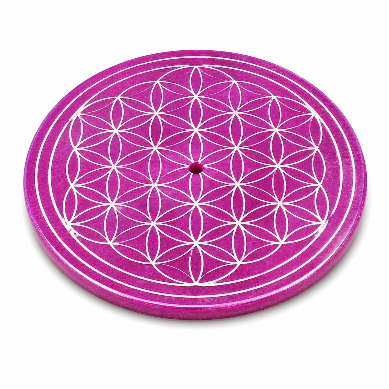 Flower of Life - Stone Incense Holder