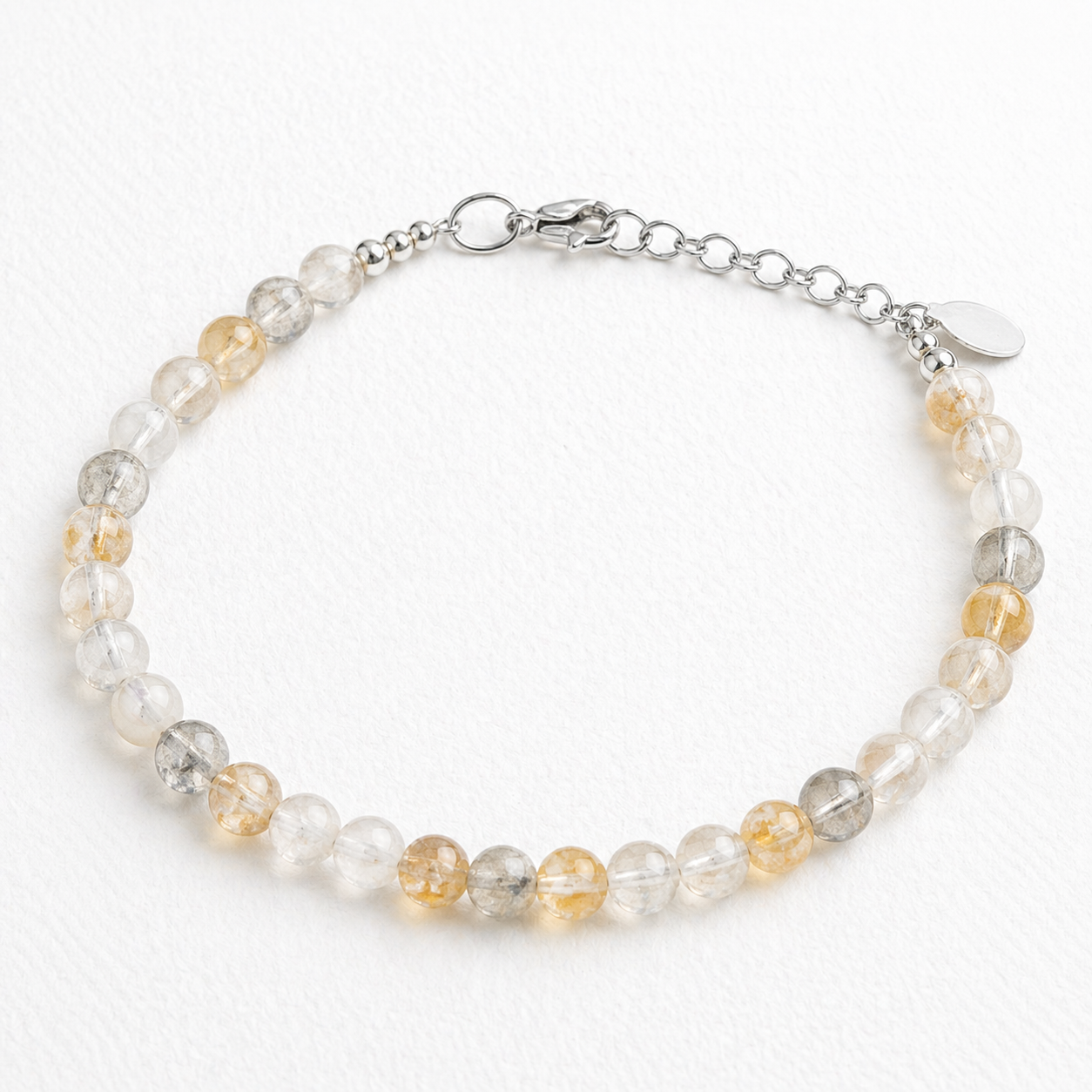 Quartz Beaded Bracelet