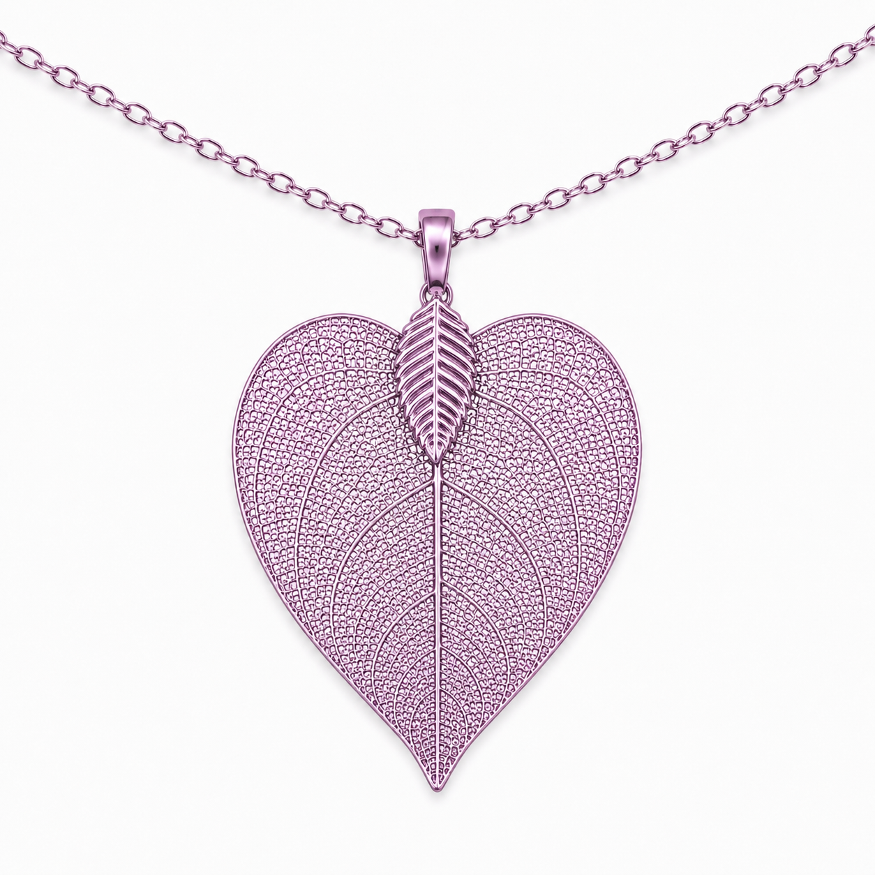 Foglia Vera Heart Leaf Necklace