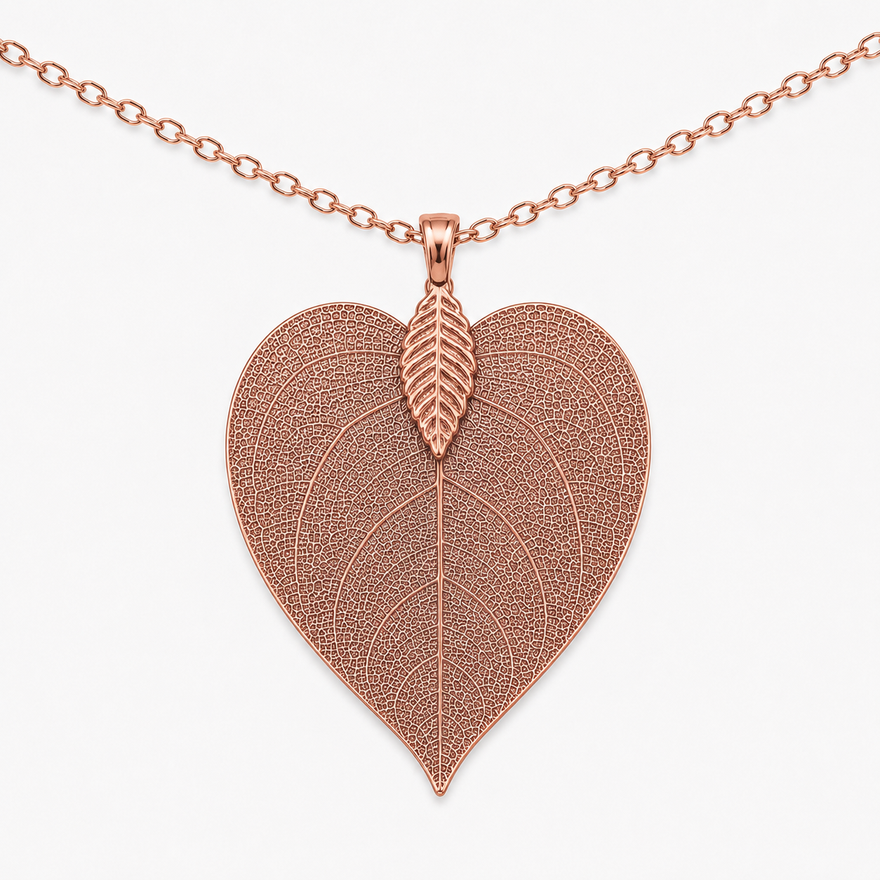 Foglia Vera Heart Leaf Necklace
