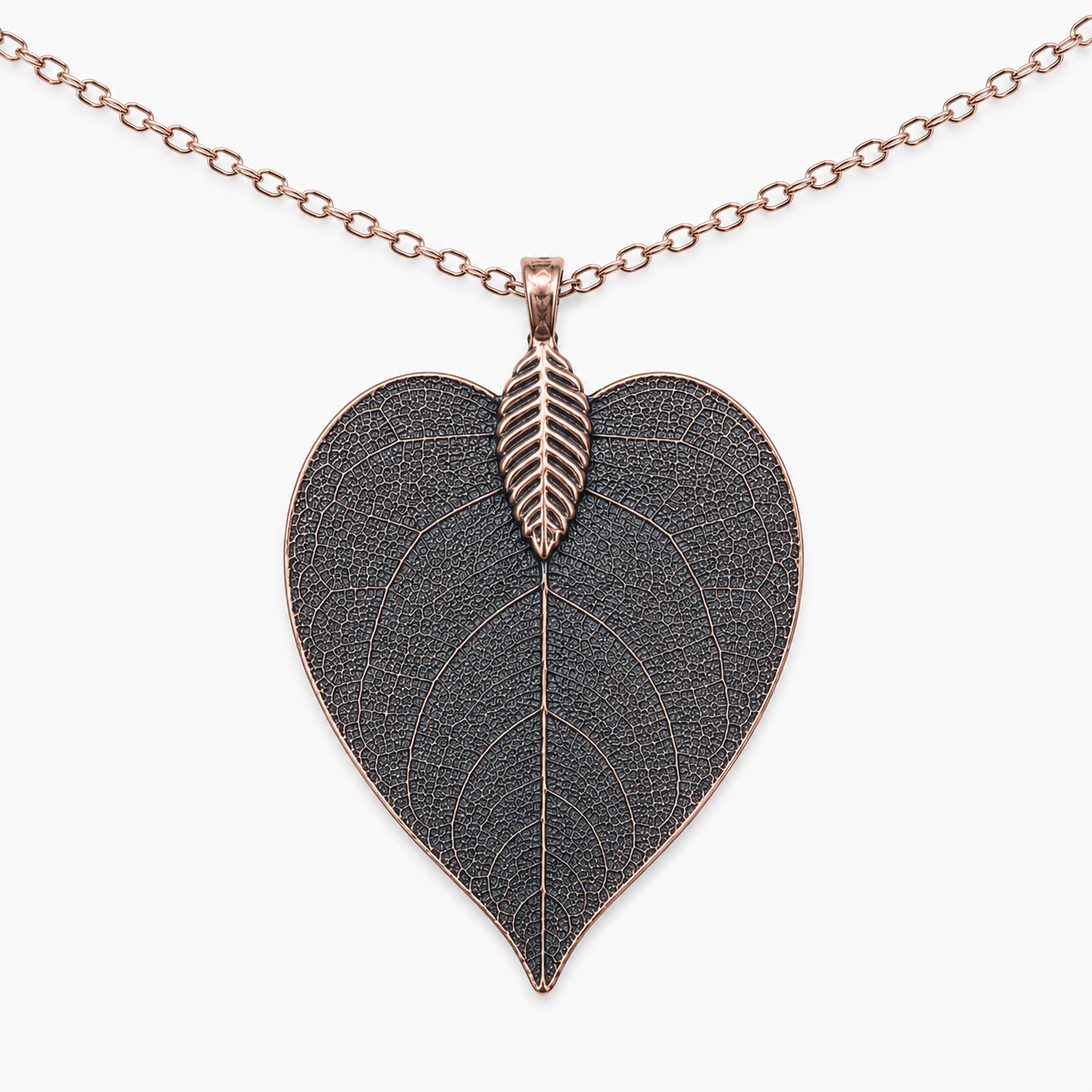 Foglia Vera Heart Leaf Necklace