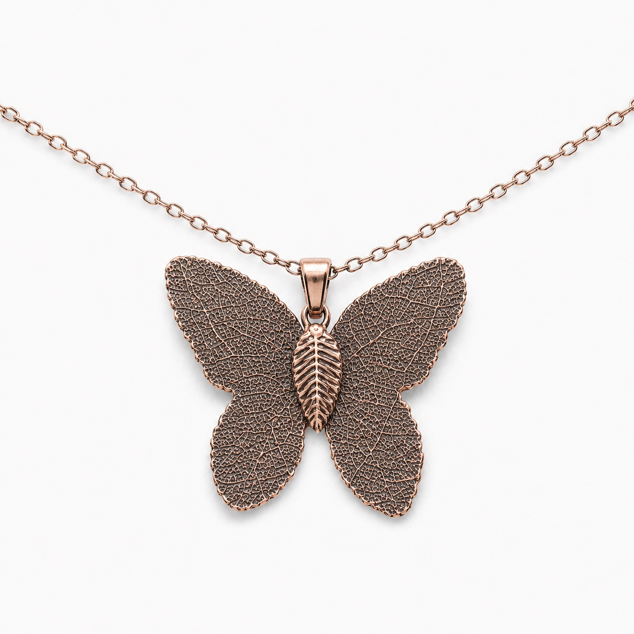 Foglia Vera Butterfly Leaf Necklace