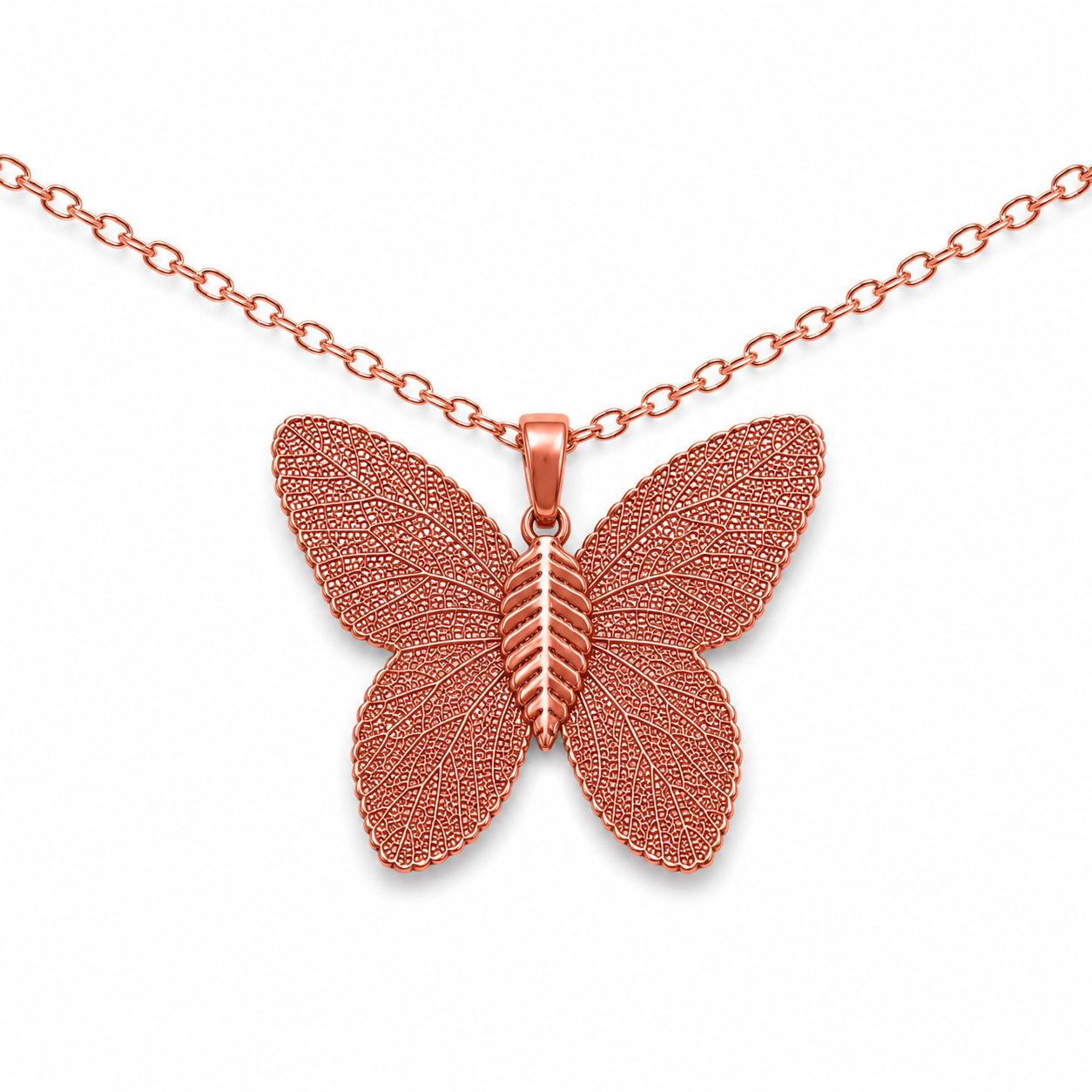 Foglia Vera Butterfly Leaf Necklace