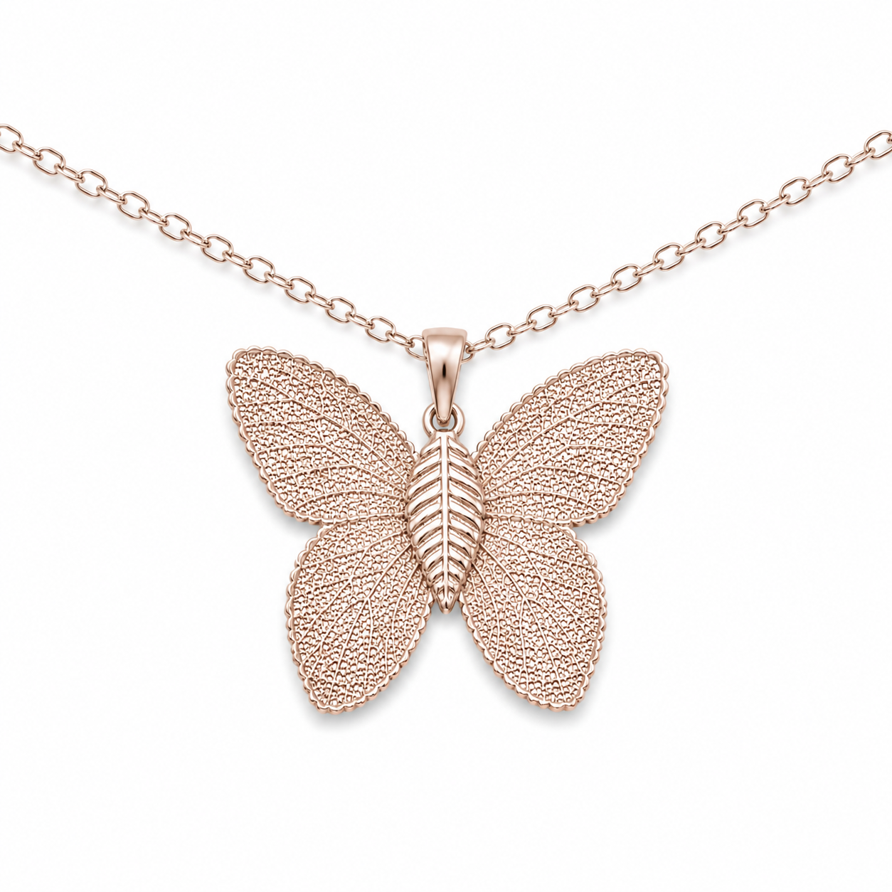 Foglia Vera Butterfly Leaf Necklace