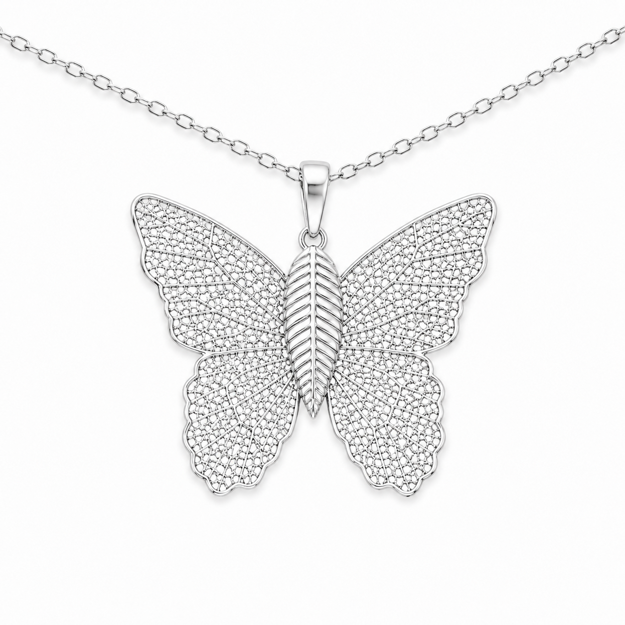 Foglia Vera Butterfly Leaf Necklace