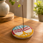 Hand-Carved Stone Incense Holder